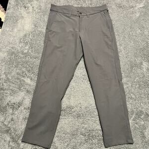 Lululemon Pants Mens 31 Short Commission Pant Slim M5A51S Gray (32x26)